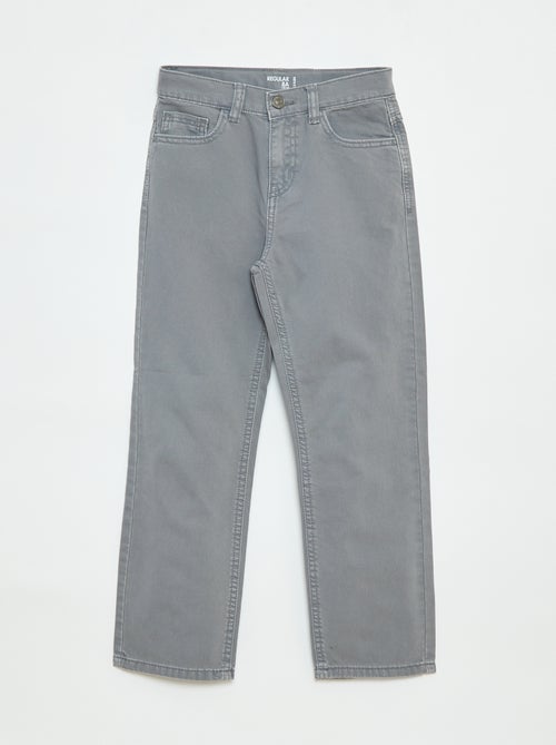 Pantaloni dritti - regular fit a 5 tasche - Kiabi