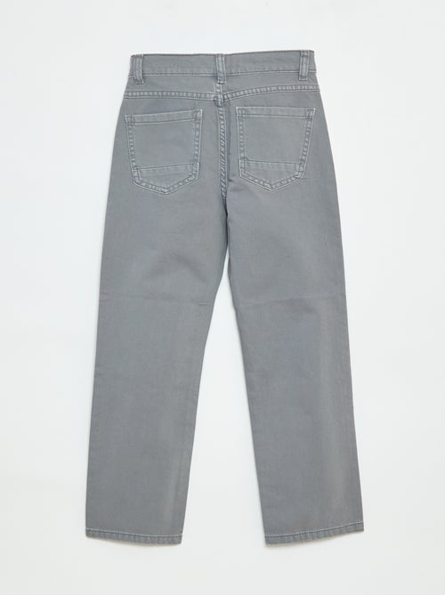 Pantaloni dritti - regular fit a 5 tasche - Kiabi