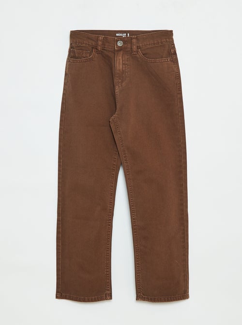 Pantaloni dritti - regular fit a 5 tasche - Kiabi