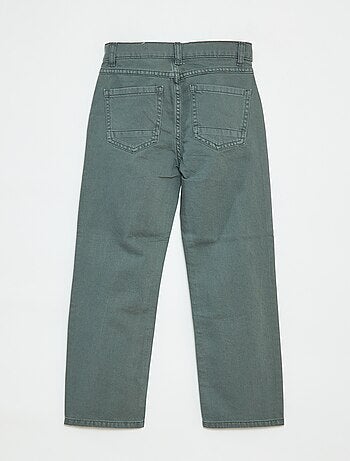 Pantaloni dritti - regular fit a 5 tasche