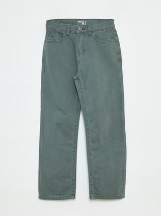 Pantaloni dritti - regular fit a 5 tasche
