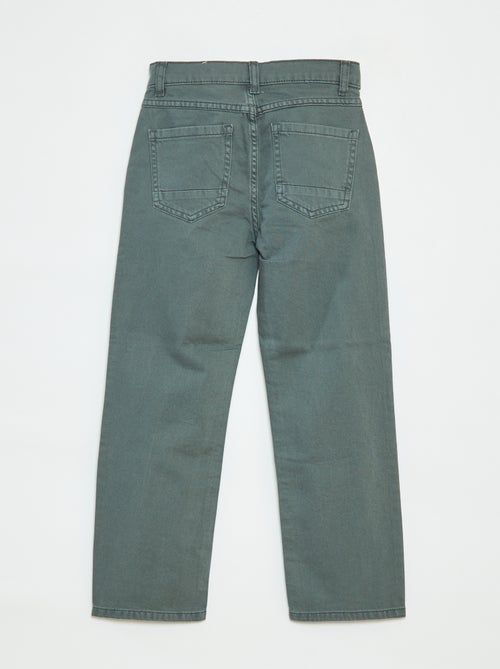 Pantaloni dritti - regular fit a 5 tasche - Kiabi