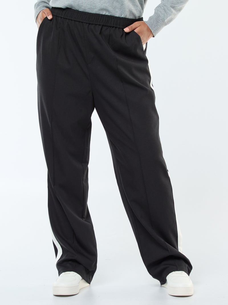 Completo Pantaloni Cerimonia Con Casacca Elegante Taglie Forti