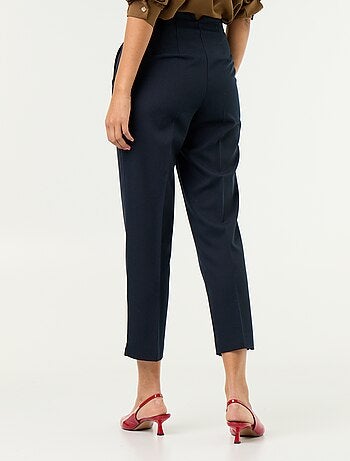 Pantaloni dritti a vita alta