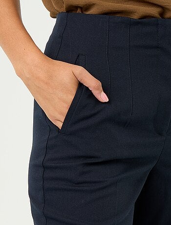 Pantaloni dritti a vita alta