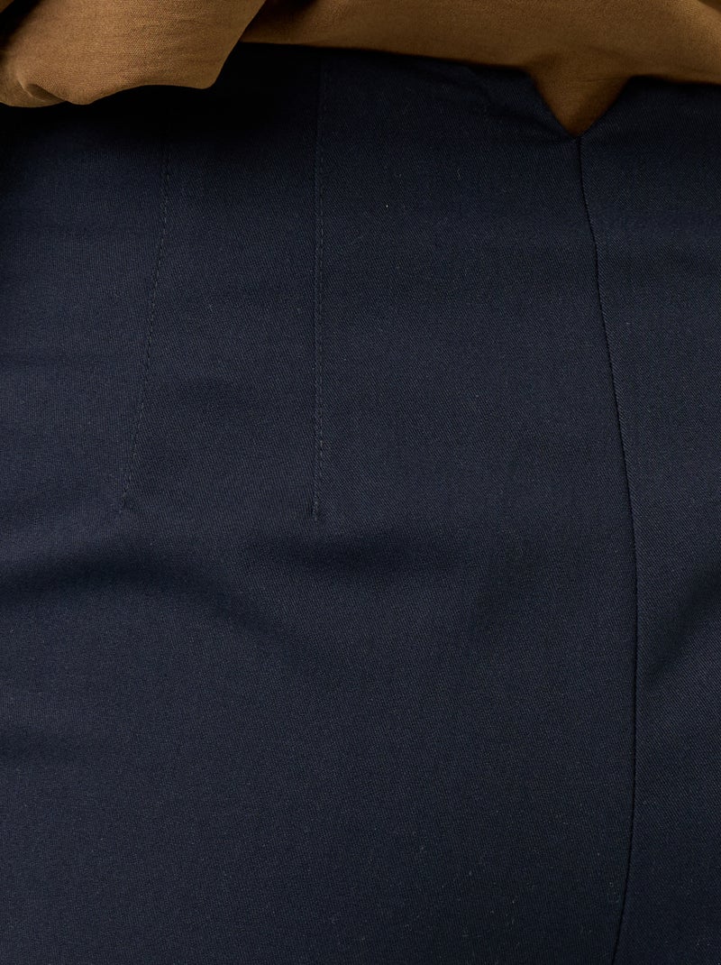 Pantaloni dritti a vita alta Blu - Kiabi
