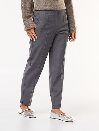 Pantaloni dritti a vita alta