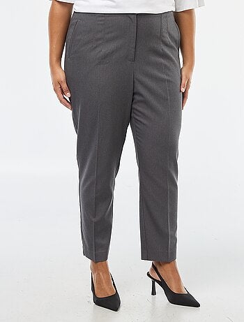 Pantaloni dritti a vita alta