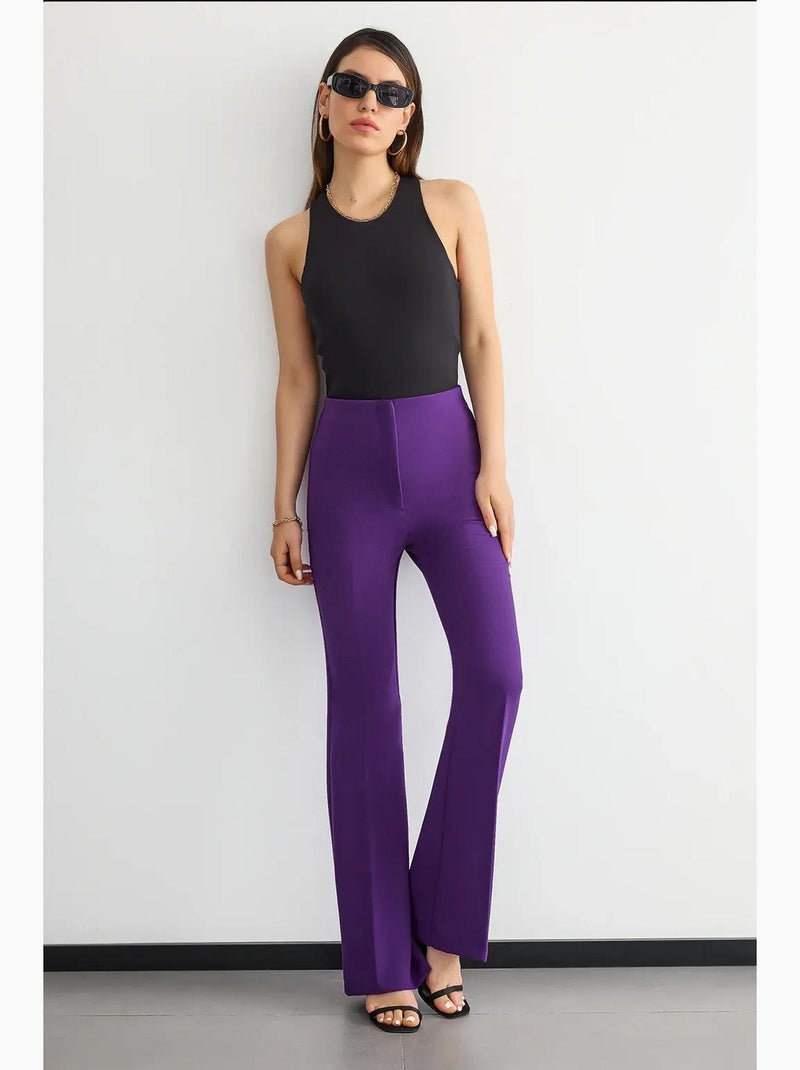 Pantaloni dritti a vita alta hiccup Viola - Kiabi