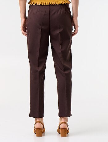 Pantaloni dritti a vita alta