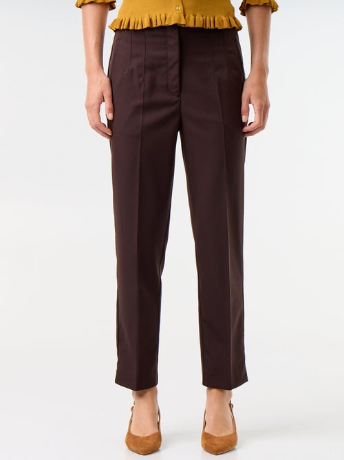 Pantaloni dritti a vita alta - Kiabi
