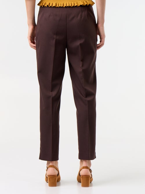 Pantaloni dritti a vita alta - Kiabi