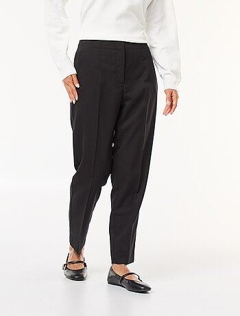 Pantaloni dritti a vita alta