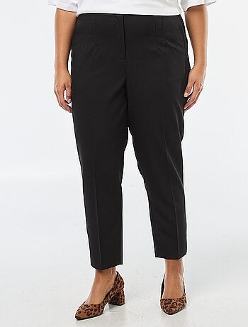 Pantaloni dritti a vita alta