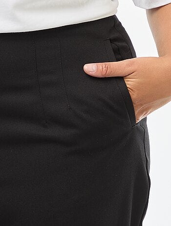 Pantaloni dritti a vita alta
