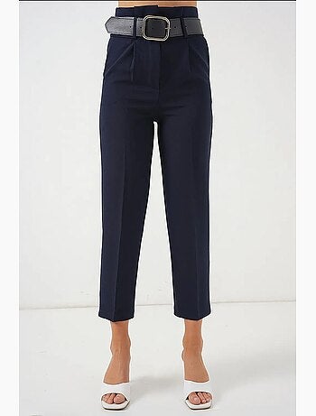 Pantaloni dritti alla caviglia con fiocco bdart