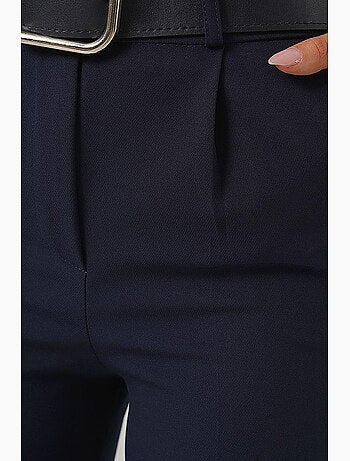 Pantaloni dritti alla caviglia con fiocco bdart