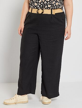 Saldi Pantaloni dritti taglie forti a prezzi scontati da donna - Moda -  Kiabi