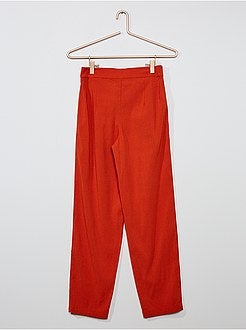 Ragazza 10-18 anni - Pantaloni dritti con bottoni - Kiabi