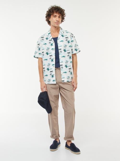 Pantaloni dritti con cintura elasticizzata - Kiabi