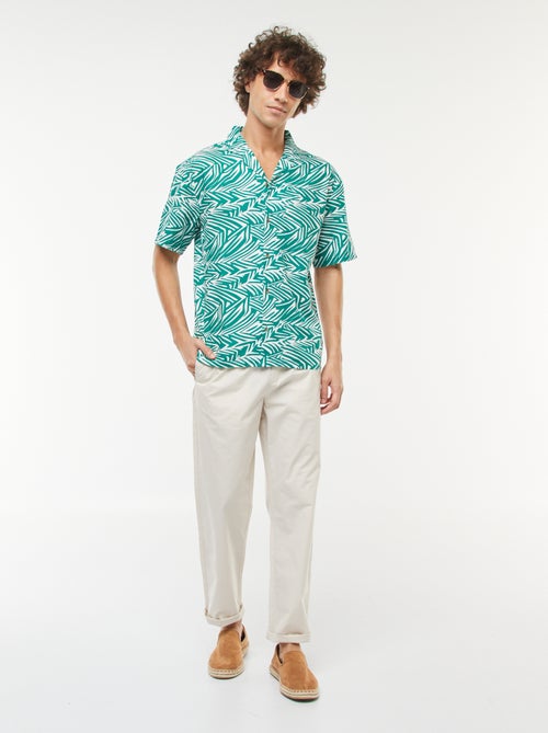 Pantaloni dritti con cintura elasticizzata - Kiabi