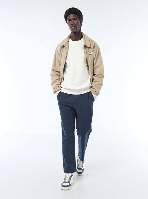 Pantaloni dritti con elastico in vita - Kiabi