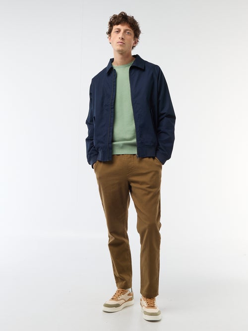 Pantaloni dritti con elastico in vita - Kiabi