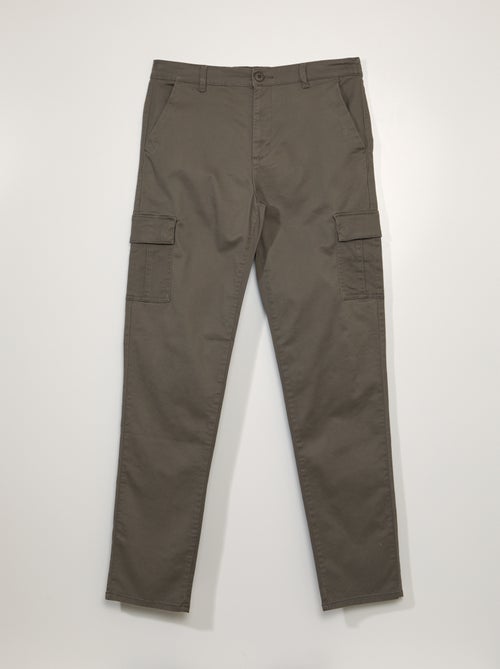 Pantaloni dritti con tasche sui lati +190 cm - L36 - Kiabi
