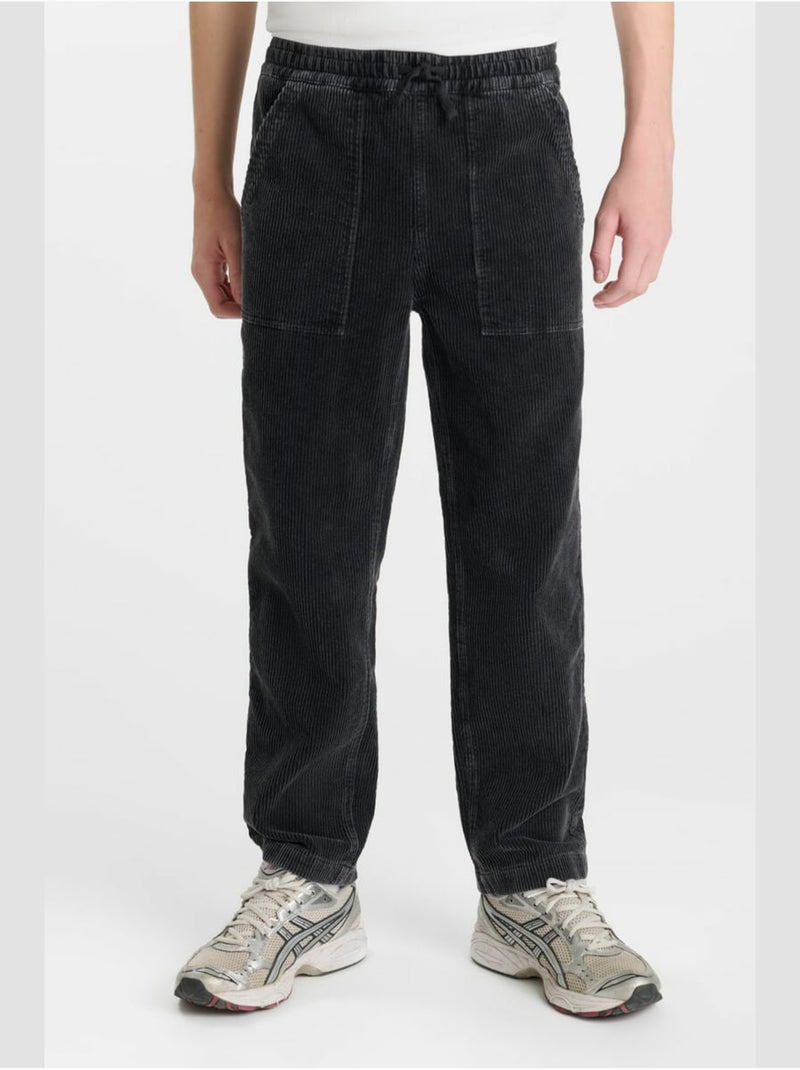 Pantaloni dritti CORALBO Nero - Kiabi
