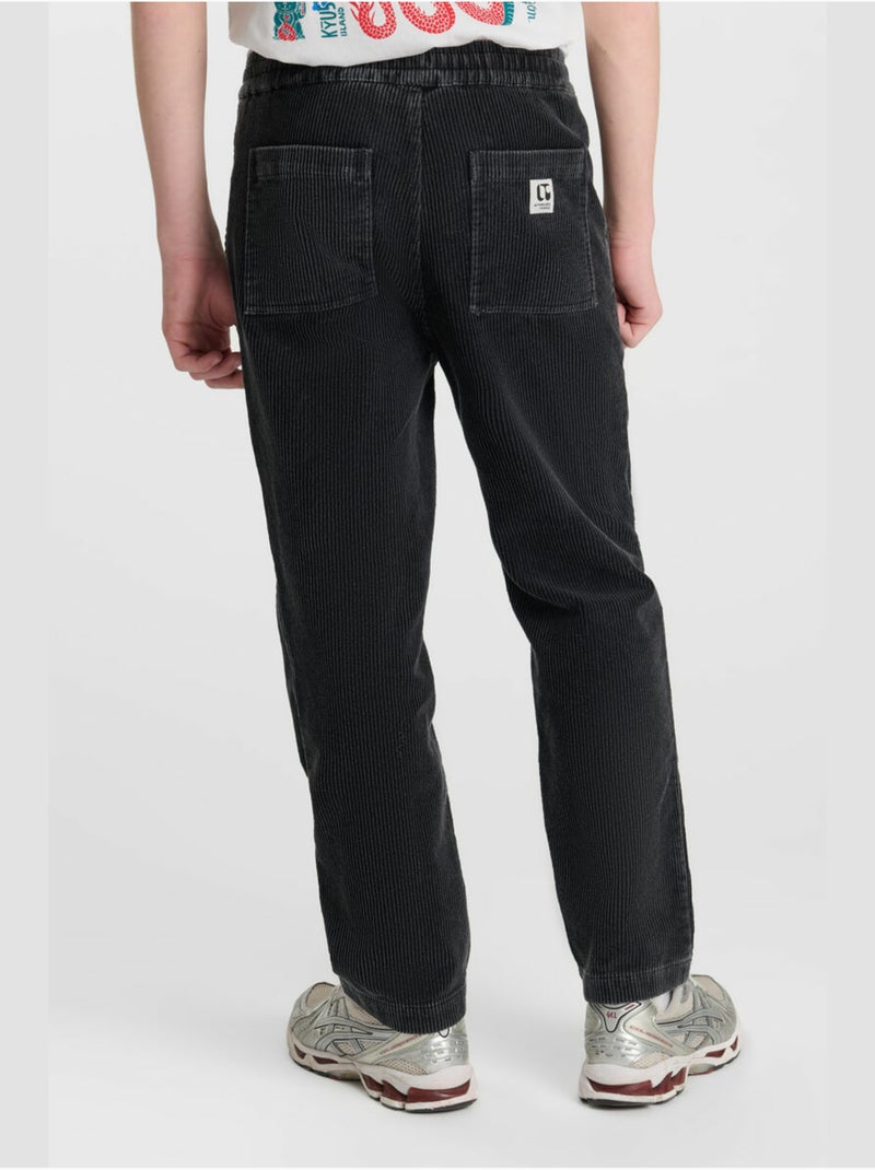 Pantaloni dritti CORALBO Nero - Kiabi