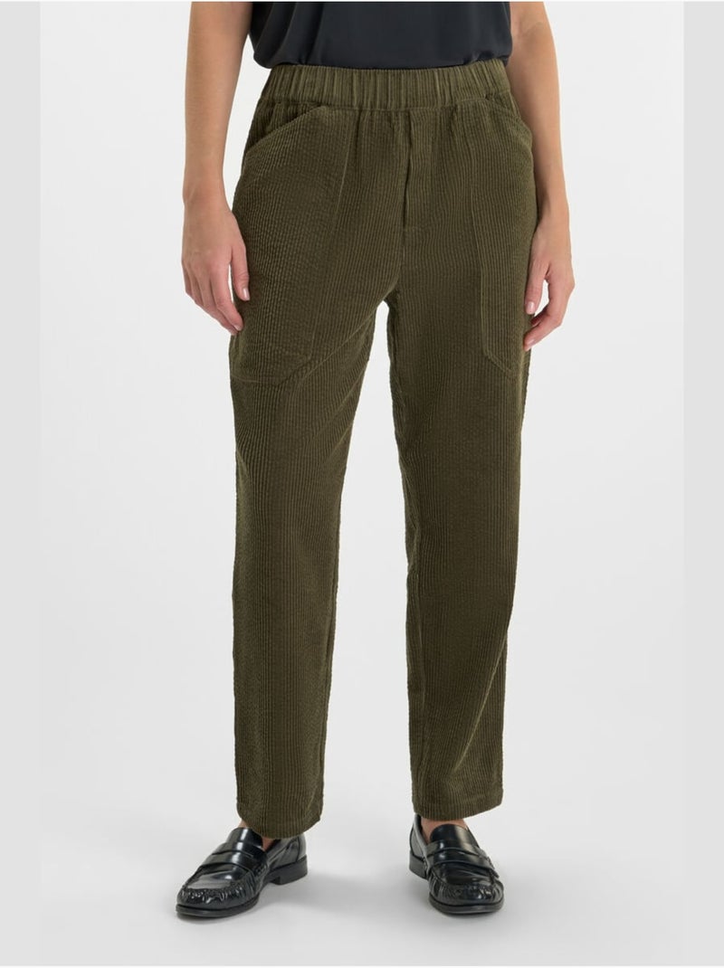 Pantaloni dritti CORDO Cachi - Kiabi