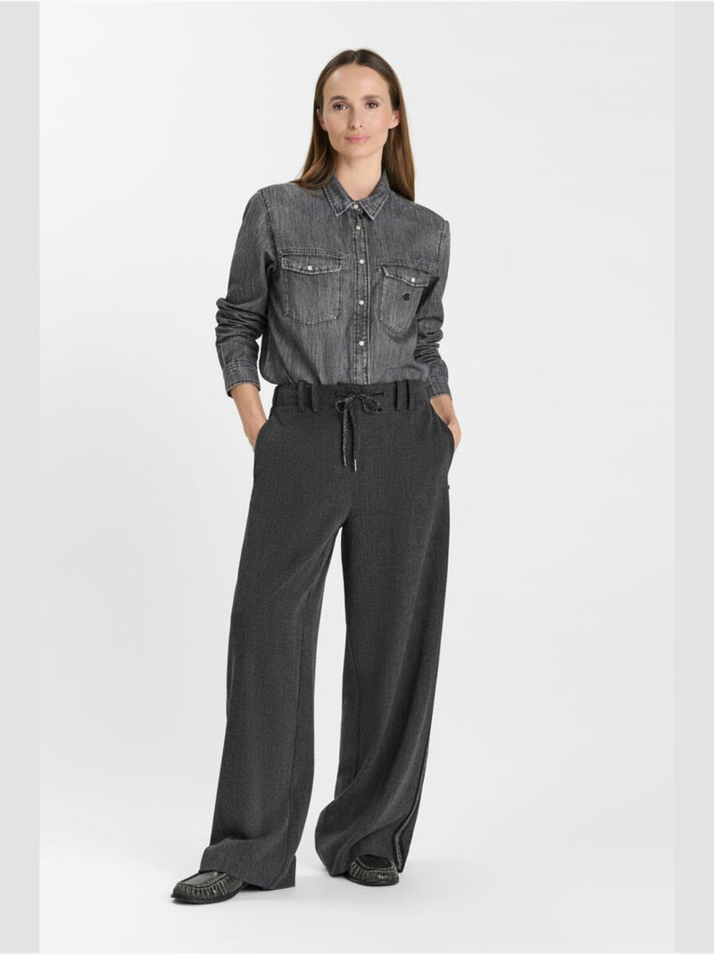 Pantaloni dritti flavie Grigio - Kiabi