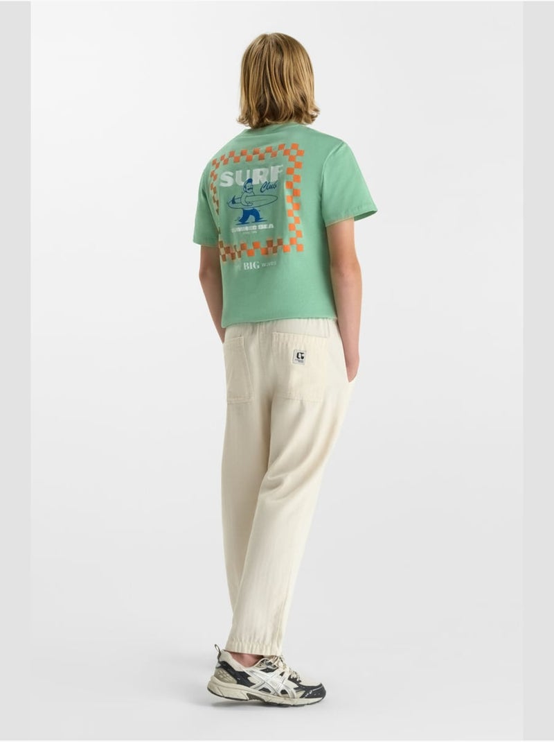 Pantaloni dritti HAWBO Bianco - Kiabi