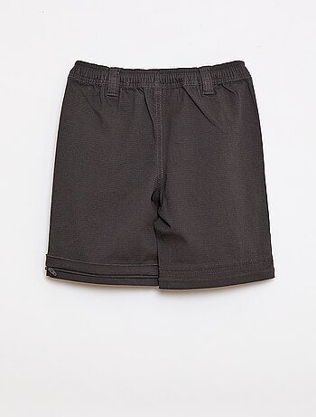 Pantaloni dritti in cotone tinta unita