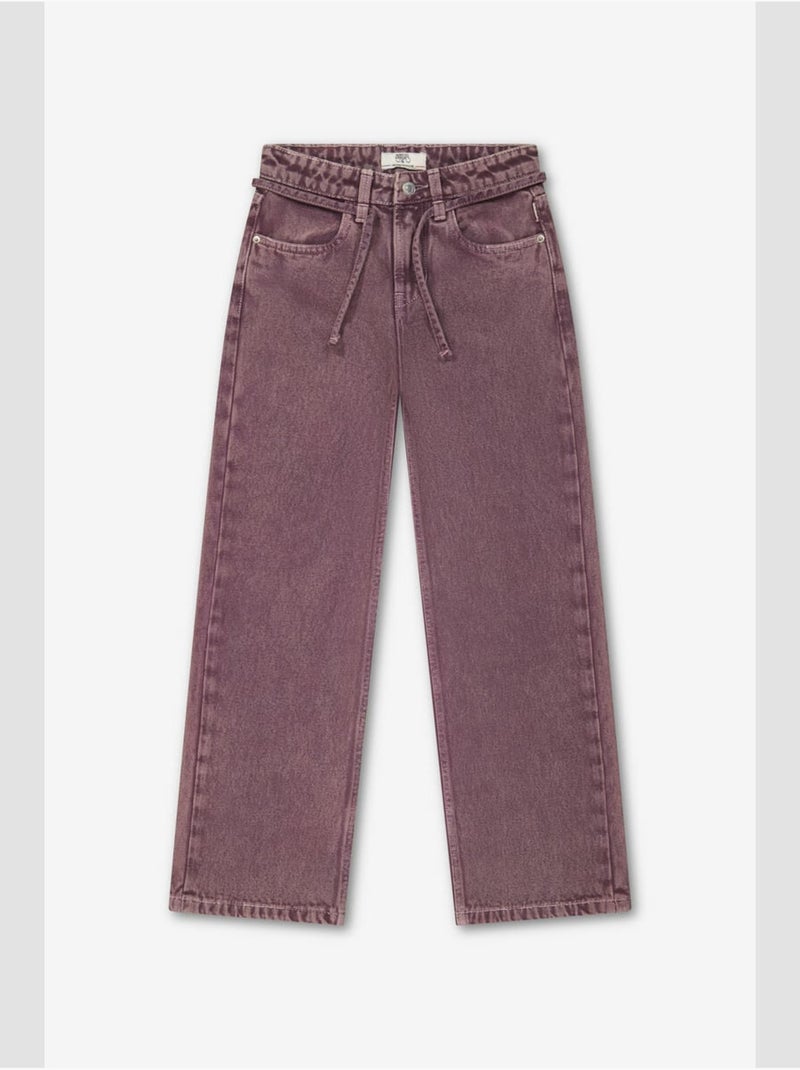 Pantaloni dritti in denim zuligi Viola - Kiabi