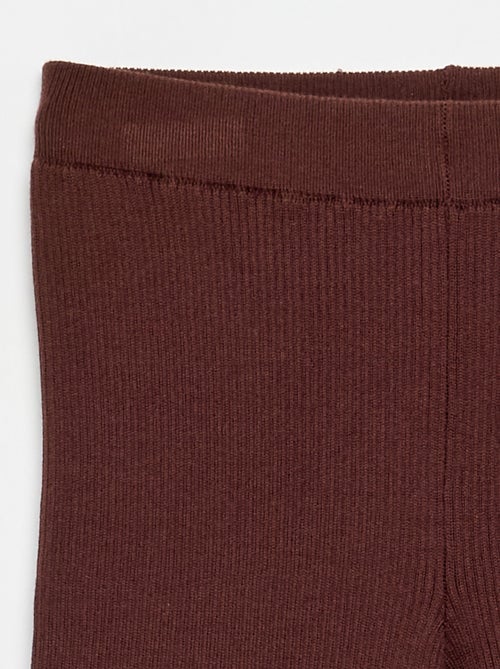 Pantaloni dritti in maglia a tinta unita - Kiabi Pantaloni dritti in maglia a tinta unita - Kiabi
