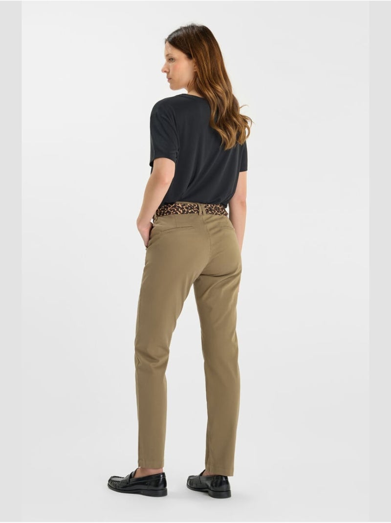 Pantaloni dritti KRISTIN Cachi - Kiabi