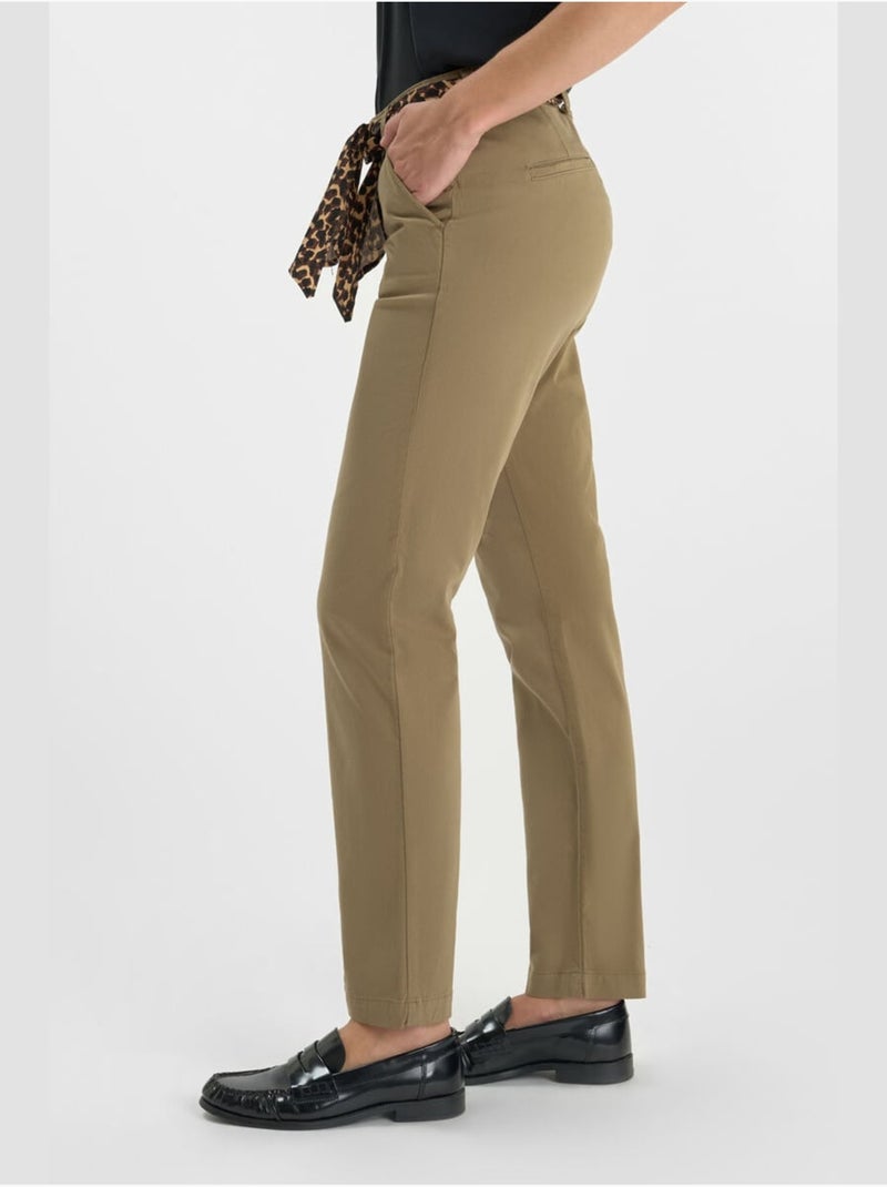 Pantaloni dritti KRISTIN Cachi - Kiabi