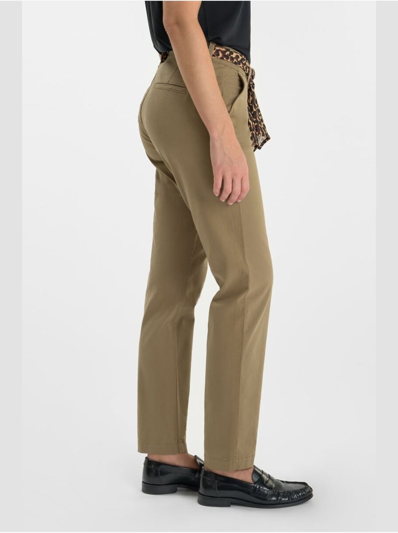 Pantaloni dritti KRISTIN Cachi - Kiabi