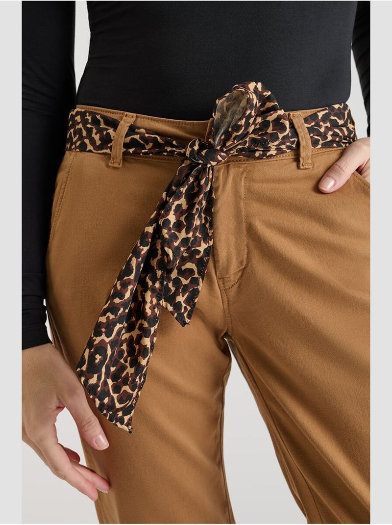Pantaloni dritti KRISTIN Marrone - Kiabi