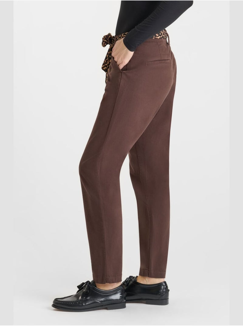 Pantaloni dritti KRISTIN Marrone - Kiabi