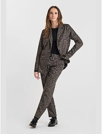 Pantaloni dritti LEOPARDO