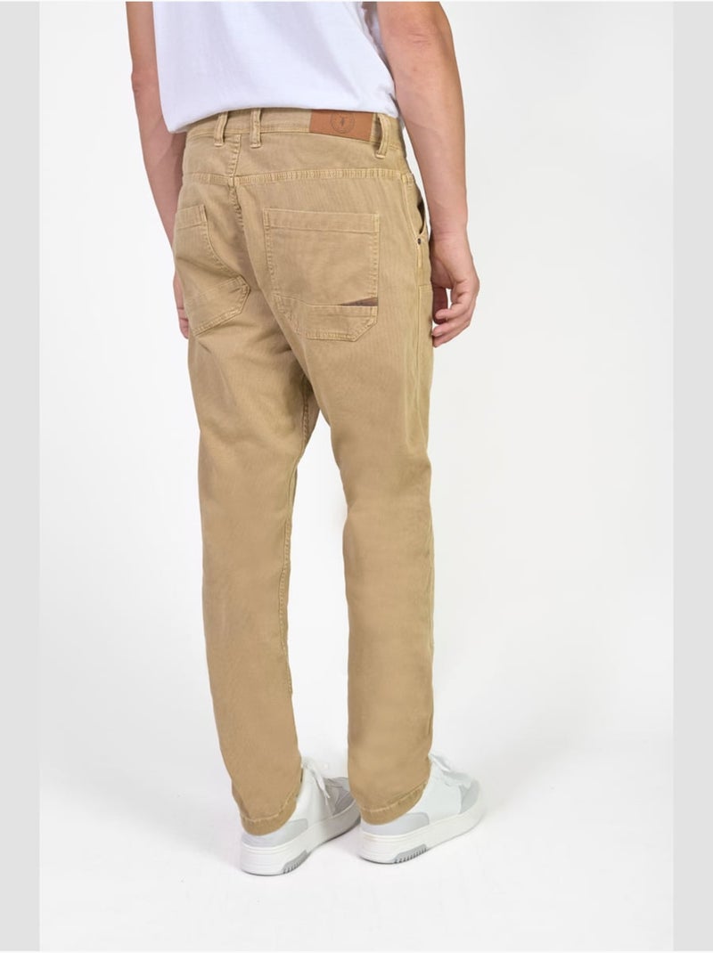 Pantaloni dritti MECANIK Beige - Kiabi