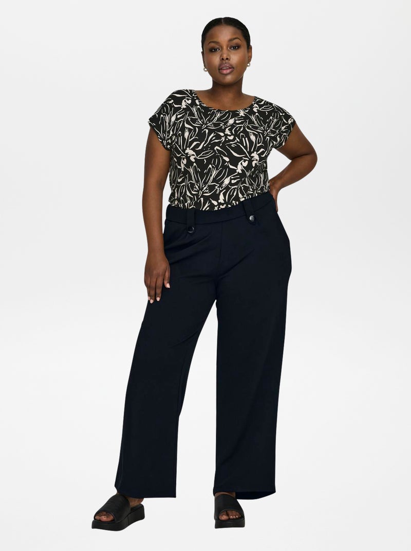 Pantaloni dritti 'Only Carmakoma' NERO - Kiabi