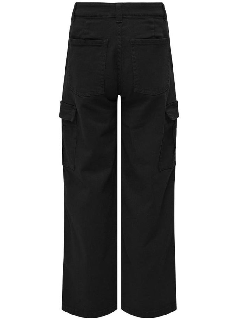 Pantaloni Dritti per Bambina Kids ONLY Nero - Kiabi