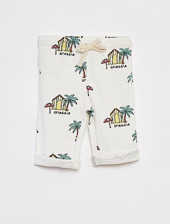 Pantaloni dritti stampati