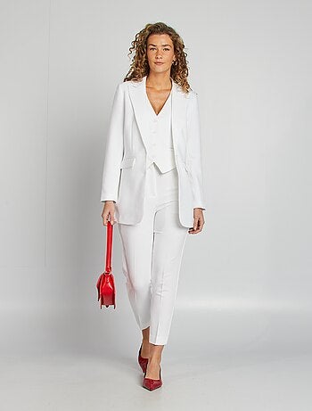 Pantaloni dritti vita alta