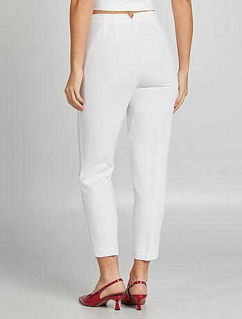 Pantaloni dritti vita alta