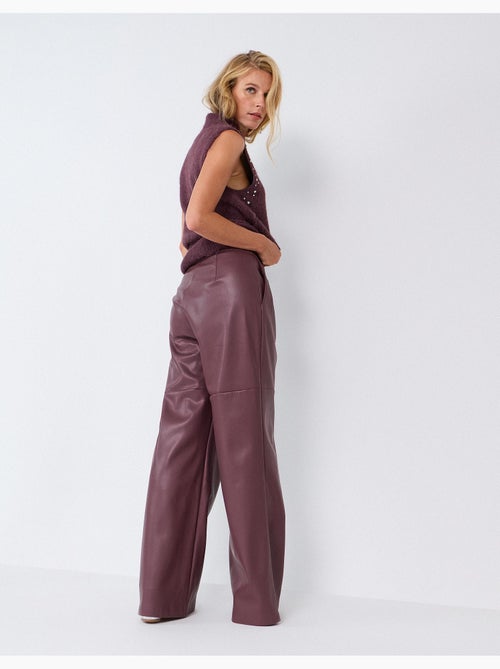 Pantaloni effetto pelle, mo fashion - Kiabi
