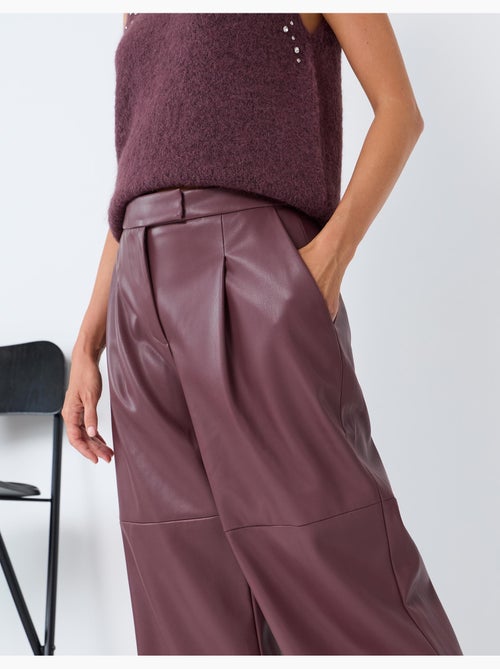 Pantaloni effetto pelle, mo fashion - Kiabi